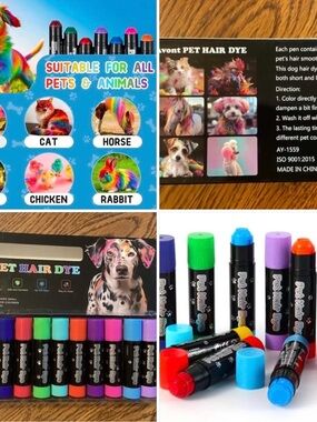 Pet Hair Dye Kit - Safe Non-toxic